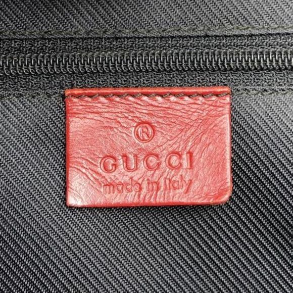 Gucci Jackie Brown Canvas Handbag (Pre-Owned) - Picture 6 of 8